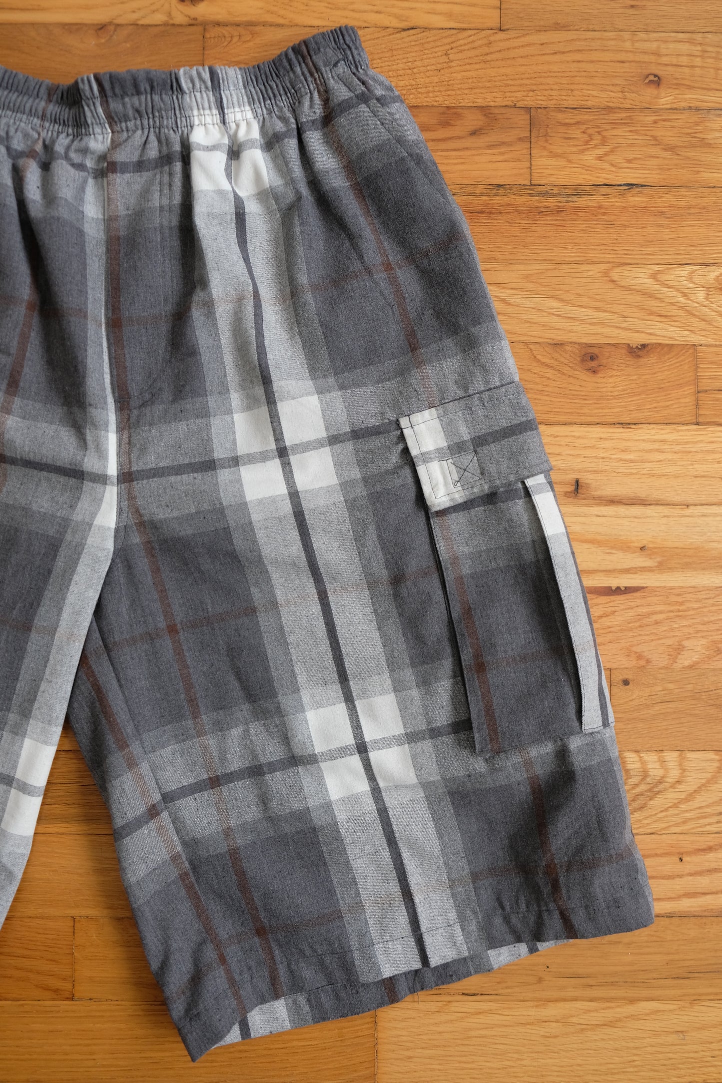 Atomic Tartan Pocket Shorts *Sliver