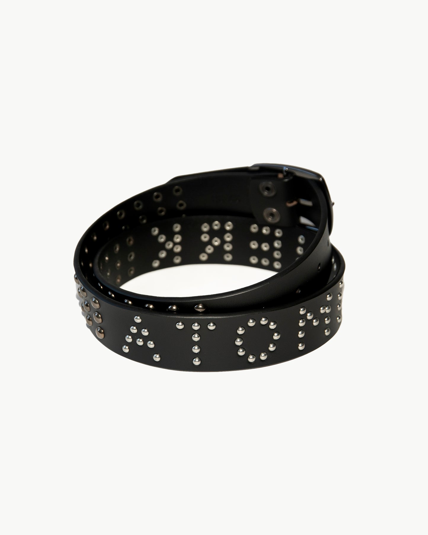 Black Atomic Jerk Studded Belt