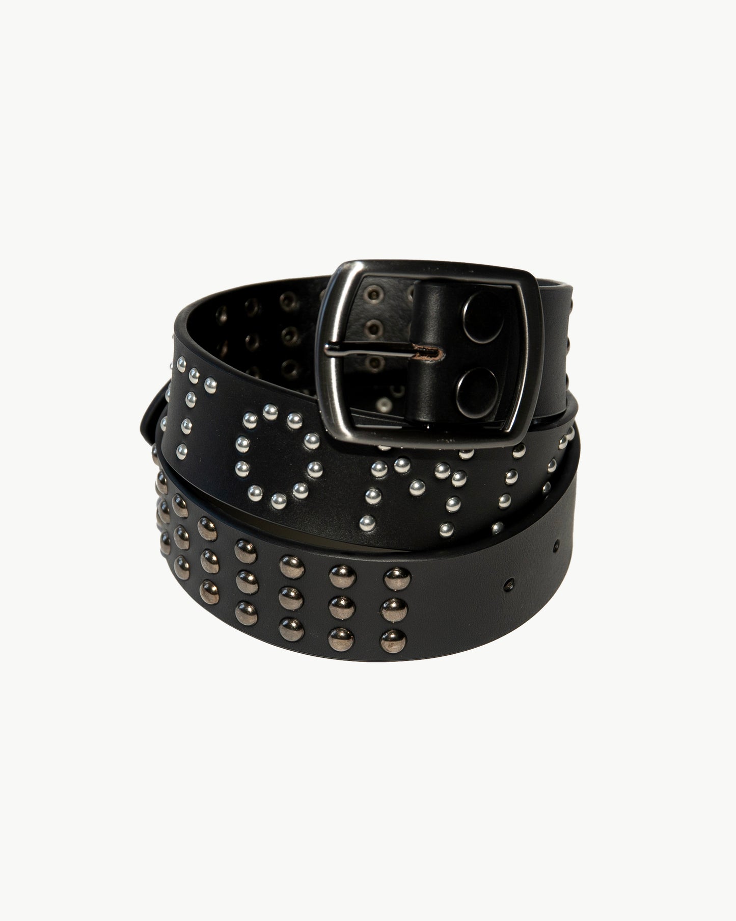 Black Atomic Jerk Studded Belt