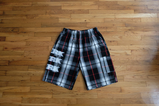 Atomic Tartan Pocket Shorts *Black