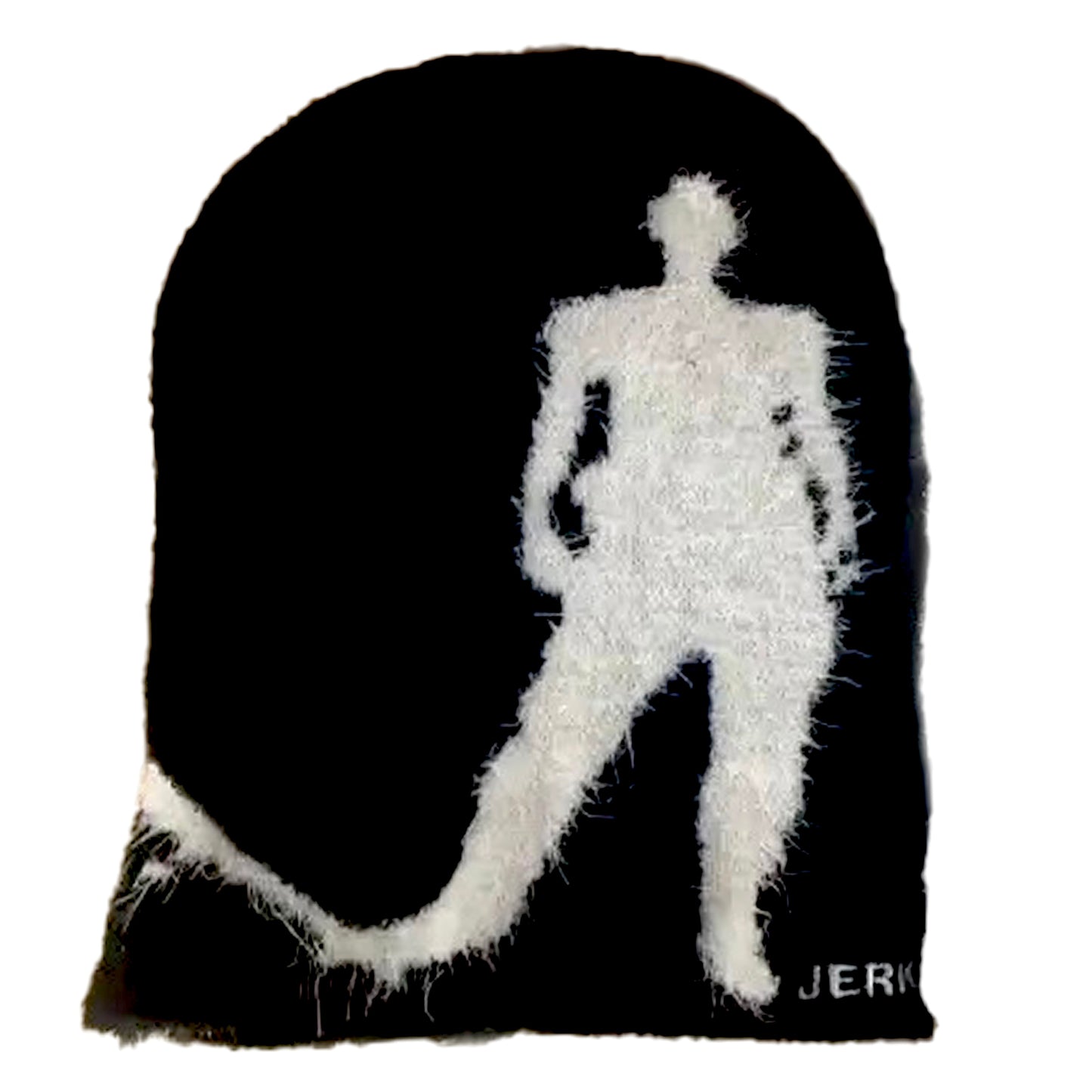 Black Sk8board JERK MoHair Beanie